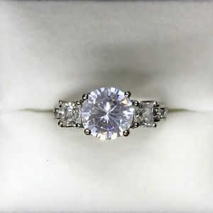 Charming Charlie faux diamond ring Size 6